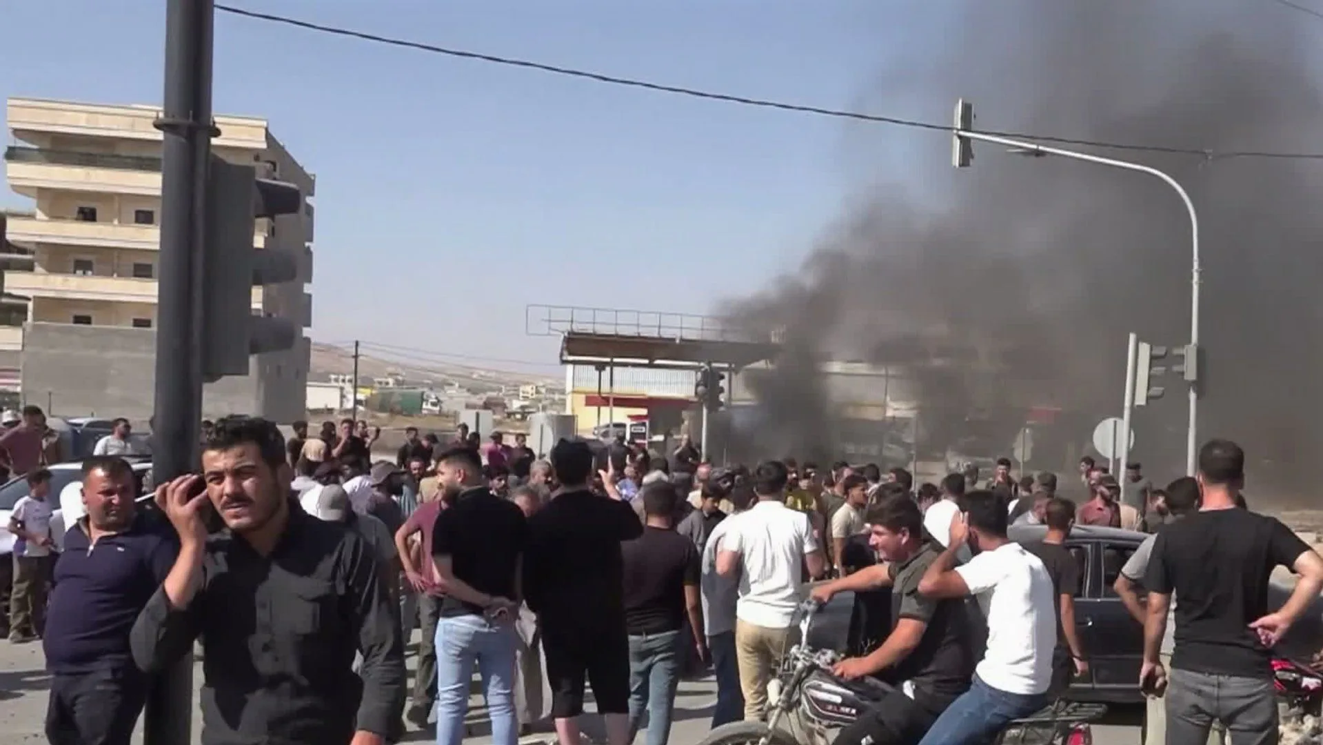Manifestations en Syrie contre la hausse des prix des carburants