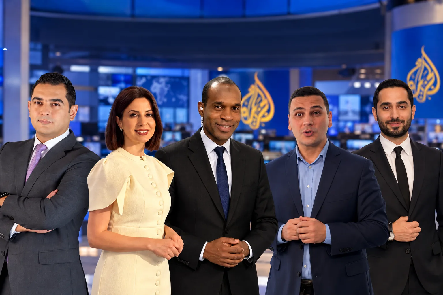 خمسة مذيعين ينضمون إلى نشرات الجزيرة خلال ستة أسابيع