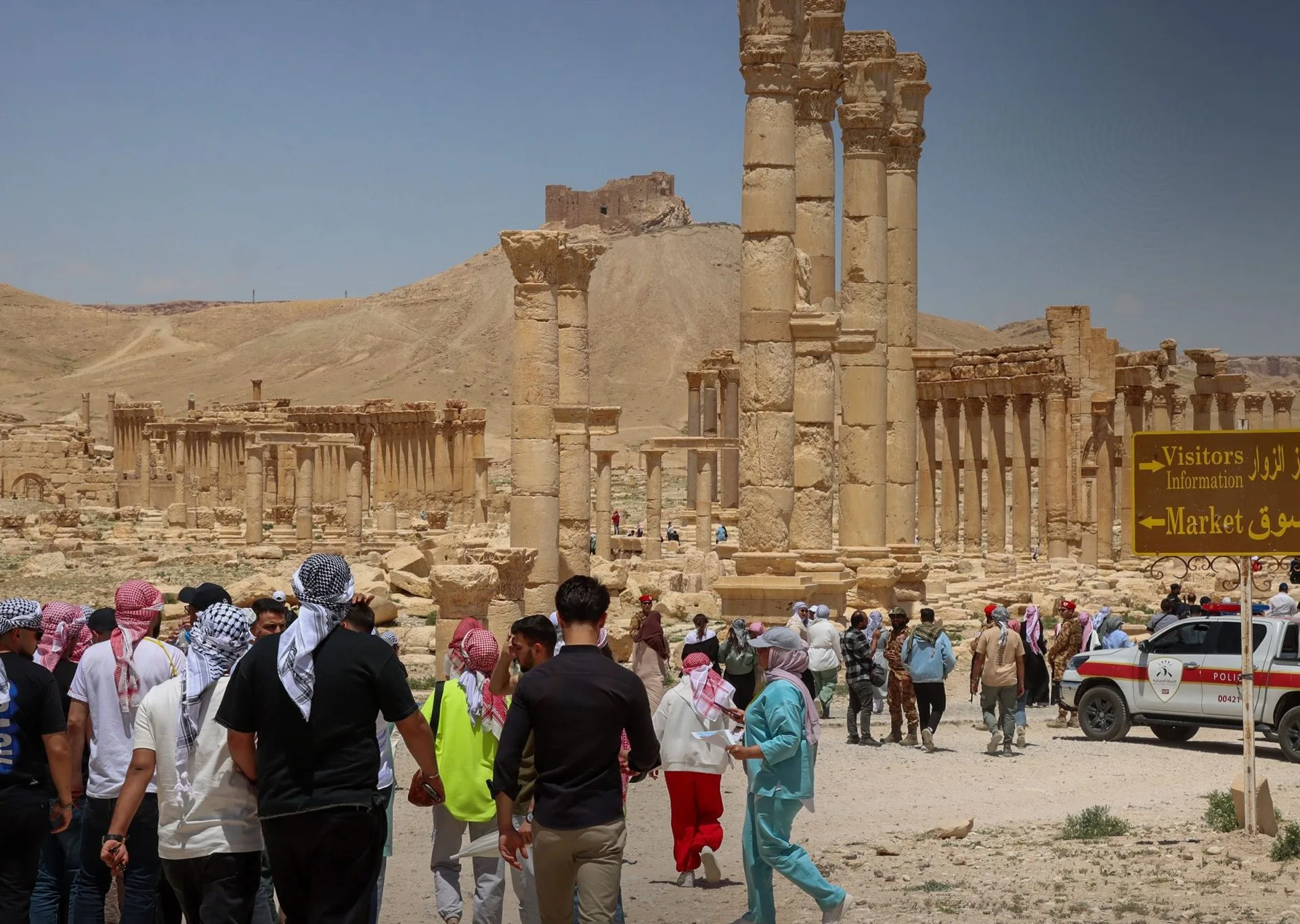 تدمر تسعى لاستعادة السياح وسط تدهور الخدمات والبنية التحتية